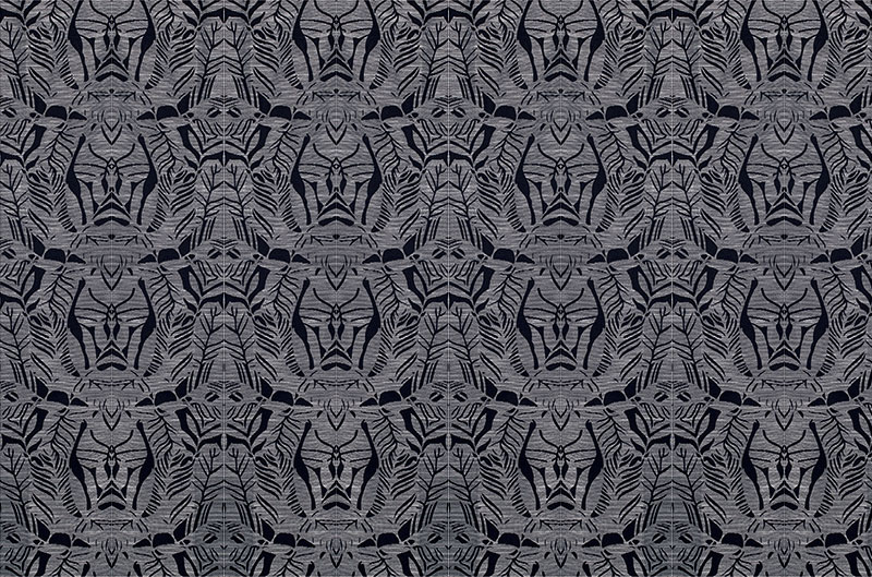 Leaf-jacquard-fabric-black